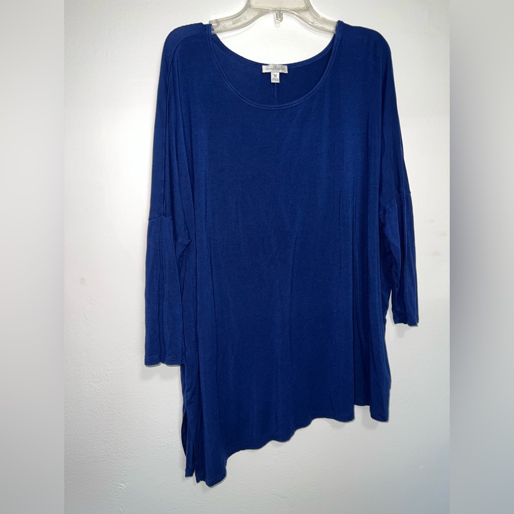 3/4 sleeve asymmetrical top